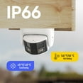 thumbnail image 3 of ANNKE 6MP 4PCS Full Color PoE Security Camera Dual Lens Two-Way Audio Outdoor AI, IP Surveillance Camera Support with Color Night Vision, Person/Vehicle Detection, 180° Filed of View, 3 of 13