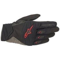 Alpinestars Shore Motorcycle Summer Gloves Black/Red MD