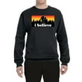thumbnail image 2 of Wild Bobby I Believe Funny Retro Bigfoot Sasquatch Conspiracy Outdoor Hiking - Pop Culture Unisex Crewneck Sweatshirt, 2 of 6