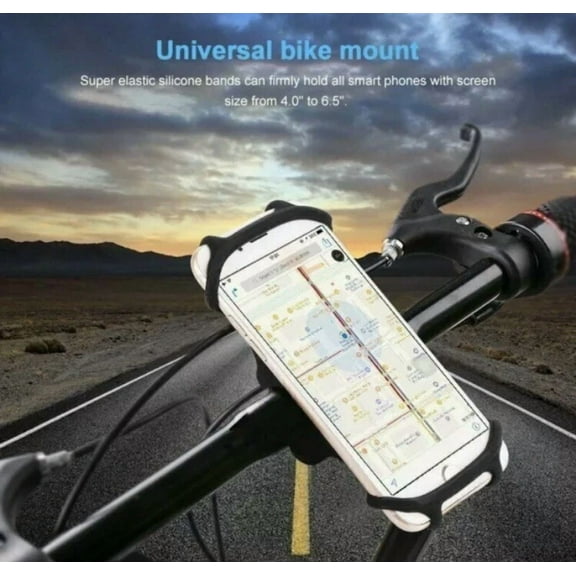 Bicycle Mtb Bike Handlebar Silicone Mount Holder For Cell Phone Gps