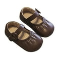 thumbnail image 4 of MEZZALL Toddler Boys Girls Summer Pleated Cute Shoes Home Shoes Daily Shoes Simple And Easy To Wear Lovely Footwear, Brown, 2.5-3 Years, 4 of 6