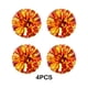 thumbnail image 2 of Eigraketly 4 unids/set destacan con pompones de porristas de mano, pompones de porrista no tóxicos y duraderos Animadoras oro rojo brillante, 2 of 6