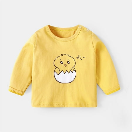 

Toddler Boys T-Shirts Cartoon Long Sleeve Cotton Blouse Tops Outfits Clothes