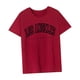 thumbnail image 5 of Camiseta de verano con cuello redondo para mujer, camiseta de moda con cuello redondo para viajes y vacaciones Rojo, 5 of 7