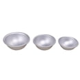 thumbnail image 2 of HOOWIFFY 6Pcs Aluminum Alloy Bath Salt Molds Semicircle Shape Silver for DIY Soap Making Household Use, 2 of 7