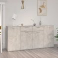 thumbnail image 1 of vidaXL Sideboard Concrete Grey 160x36x75 cm Engineered Wood, 1 of 5