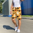 thumbnail image 7 of Kdxio Happy Halloween7 Print Mens Sleep Shorts Bottoms Soft Comfy Pajama Wear Pants with Drawstring Pockets, 7 of 7