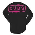 thumbnail image 3 of Women's Fanatics  Black Chicago Cubs Neon Jersey Long Sleeve T-Shirt, 3 of 3