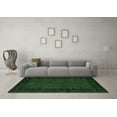 thumbnail image 3 of Ahgly Company Indoor Square Abstract Emerald Green Modern Area Rugs, 4' Square, 3 of 4