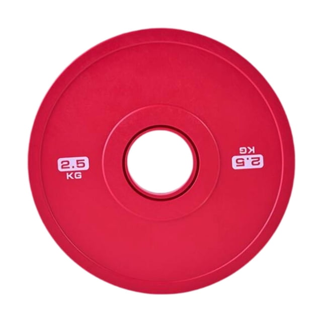 Disco de cambio de peso para levantamiento de pesas, práctico y pequeño disco de cambio para entrenamiento de fuerza, ejercicio de levantamiento para 25 kg Rojo