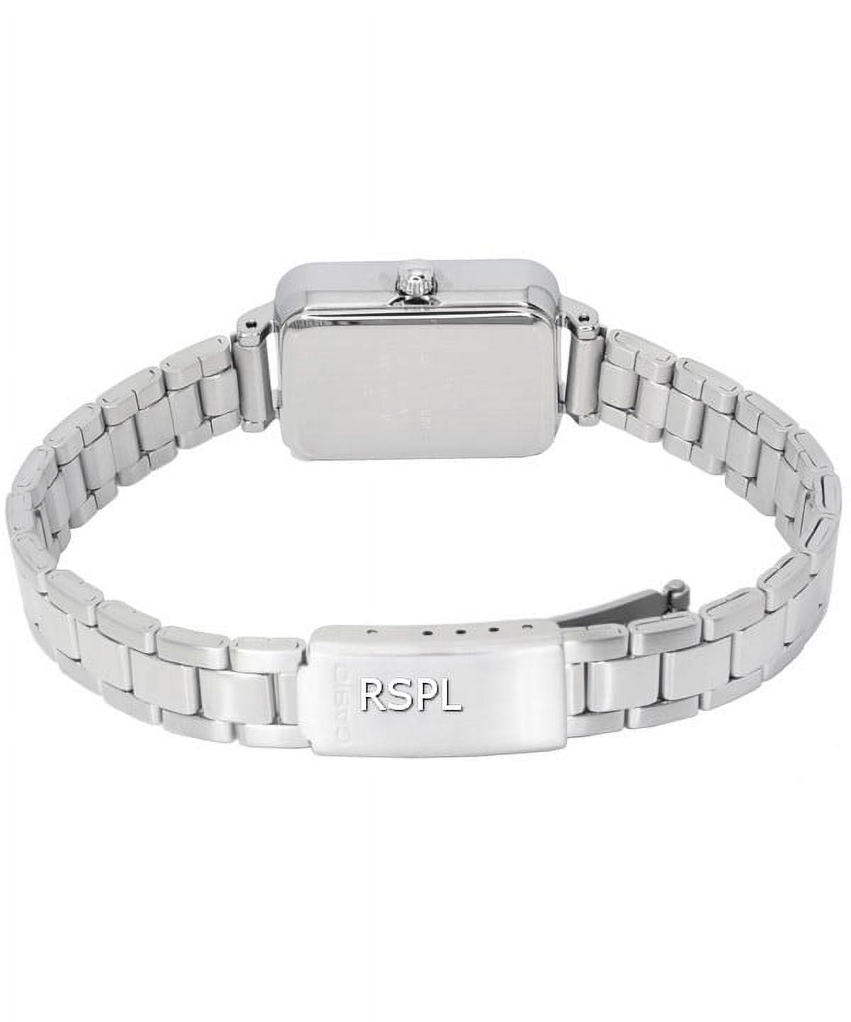 Casio Women’s Silver Watch with Pink Dial - LTP-V009D-4EUDF