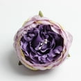 thumbnail image 3 of 10pc cabezas de peonía rativas artificiales DIY boda fiesta en casa ración flores lila Yuyangstore Cabezas de flores, 3 of 8