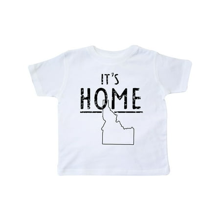 

Inktastic It s Home- State of Idaho Outline Distressed Text Gift Toddler Boy or Toddler Girl T-Shirt