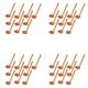 thumbnail image 1 of Cuchara de sopa de madera hecha a mano japonesa de 8,5 pulgadas para ramen, juego de utensilios de madera para cocina, cuchara de madera para olla caliente, 40 piezas, 1 of 6