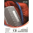 thumbnail image 4 of Mountain Spring Mummy M1A Folding Closed Cell Foam Sleeping Pad R1.9 | Hexagonal Design Moisture-Proof Ultra-Lightweight Foam Sleeping Mat for Camping Hiking Backpacking, 4 of 7