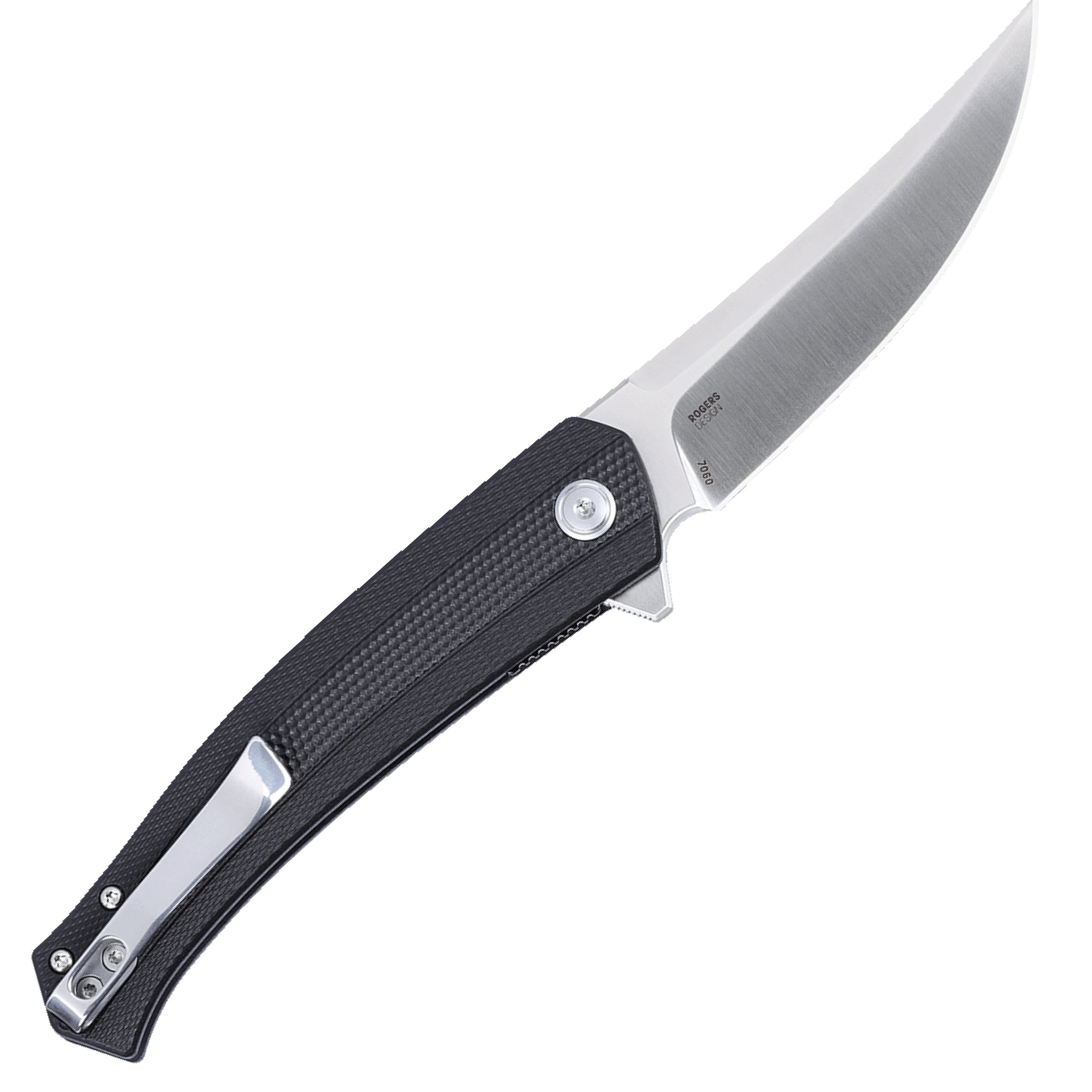 CRKT Persian Everyday Carry Assisted Folding Knife with Liner Lock: D2 Plain Edge Blade, Glass-Reinforced Nylon Handle, Pocket Clip, 7060