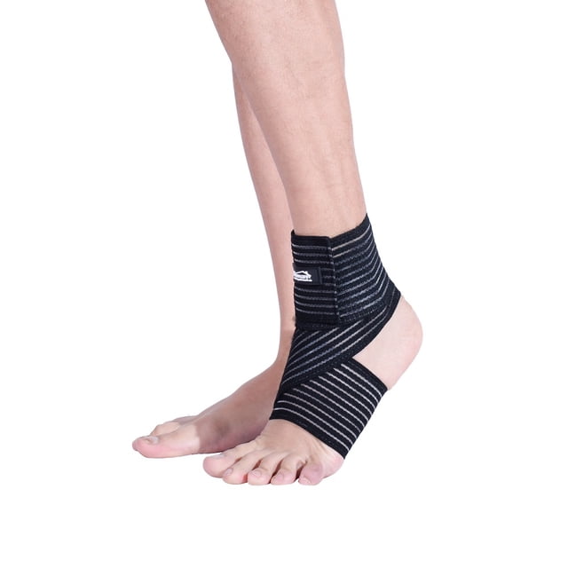 Tobillera Banda Elástica Negra Soporte Suave Homecare