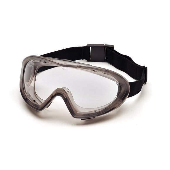 Pyramex GG504TM Capstone Goggles Direct/Indirect Gray Frame/Clear H2MAX Anti-Fog Lens