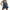 Blue, variant on Pudcoco Women's Shortalls Classic Adjustable Straps Cuffed Hem Denim Bib Overalls Shorts Romper Jumpsuits With Pockets
