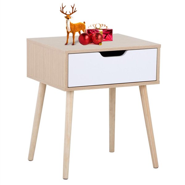 Modern Nightstand Side End Table With Drawer Accent Sofa Chair Stand For Living Room Bedroom Walmart Com Walmart Com