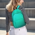 thumbnail image 5 of Fotbe Turquoise Light Blue Mochila de Lona con Estampado, Mochila Duradera, Mochila Versátil de Alta Calidad, Mochila Compacta Vintage-Medium, 5 of 5