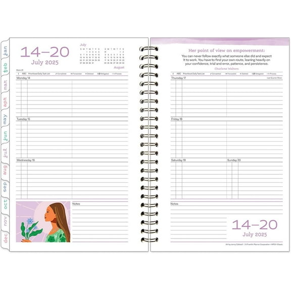 FranklinCovey - Her Point of View Weekly Wire-Bound Planner (Classic, Jul 2025 - Jun 2026)