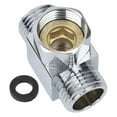 thumbnail image 3 of 3-Way G1/2 Outlet Shower Diverter Valve T-Adapter Shower Hose Tap Splitter Brass Bathroom Faucet Water Separator Tap Connector, 3 of 6