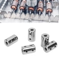thumbnail image 3 of CNC Motor Jaw Shaft Coupler, Silver Easy To Install   5PCS Cylindrical Coupling  For, 3 of 8
