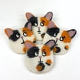 thumbnail image 5 of Set de posavasos de fieltro Humble Hilo Animal Felt hechos a mano (4 unidades), 5 of 5