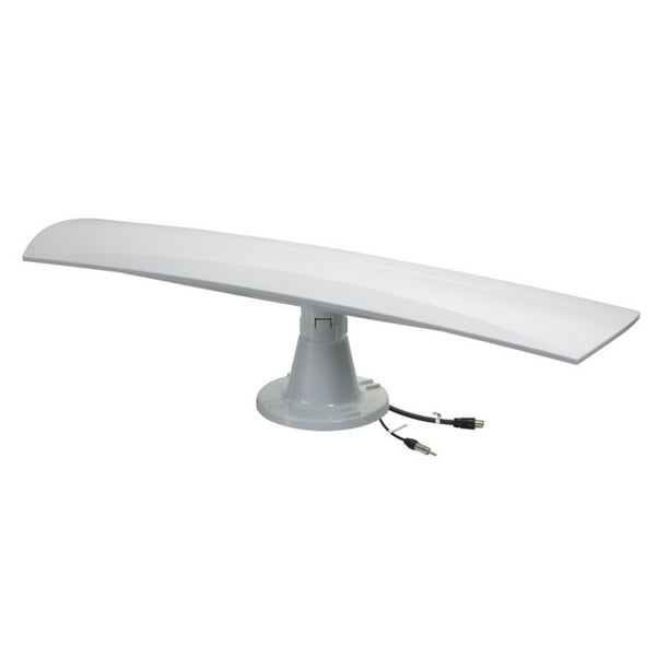 Magnadyne TV-1W Antenna RV TV/AM/FM White Wing Style - Walmart.com