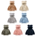 thumbnail image 5 of Children's Winter Boys Girls Lamb Wool Thick Coat Warm Hooded Hoodie Jacket, 5 of 5