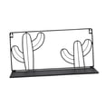 thumbnail image 3 of Estante De Pared De Hierro Forjado, Estantes Flotantes Para Sala De Estar, Balcón, Barra, 40x21cm, 3 of 8