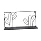 thumbnail image 3 of Organizador de pared con estantes flotantes, color negro, multifuncional. 40x21cm, 3 of 9