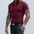 thumbnail image 2 of Ketyyh-chn99 Mens Polo Shirts for Men Fashion Polo Shirts Casual Slim Fit Soft Pocket Shirt ,XL, 2 of 5