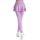 thumbnail image 4 of Falda deportiva plisada de color liso para mujer, cintura alta, que realza las caderas, falda pantalón para bádminton, 4 of 6