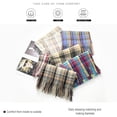 thumbnail image 5 of Fashion Long Shawl Big Grid Winter Warm Lattice Large Scarf, 5 of 5