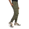 thumbnail image 4 of Victorious Men's Utility Techwear Cargo Jogger Pants JG3030-NEW - Olive - 3X-Large, 4 of 5