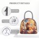 thumbnail image 4 of Balery Cute Cloud Pomeranian Bolsa de Almuerzo para Mujeres, Caja de Almuerzo, Bolsa de Almuerzo Pequeña Impermeable, Tote de Almuerzo Reutilizable con Gran Capacidad, 4 of 6