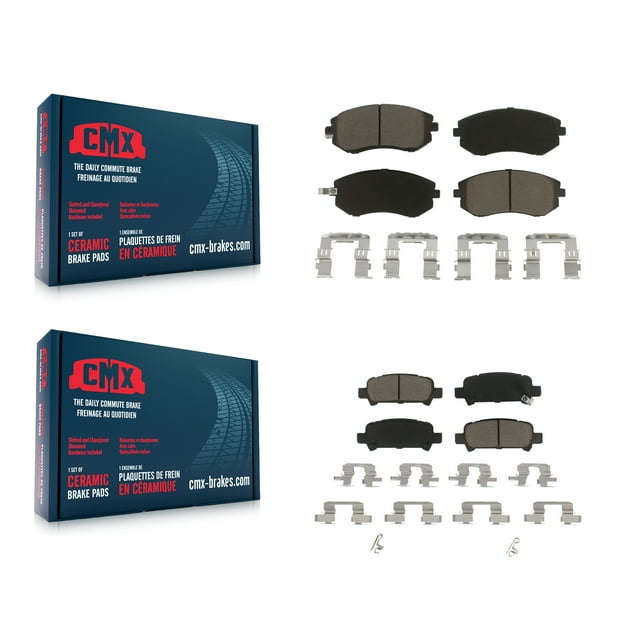 CMX Front Rear Ceramic Brake Pads Kit for Car Subaru Impreza Outback Legacy Forester Baja KCX-100110