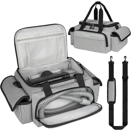 CPAP Travel Bag Compatible with ResMed AirSense 11,AirSense 10,AirSense 10 elite,AirStart 10,Philip Dreamstation,3B Medical Luna G3,XT Fit,Portable Carrying Case Fits for CPAP Machine and Accessories
