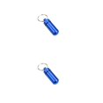 thumbnail image 2 of Eigraketly Mini pastillero portátil de aluminio pastillero impermeable hermético almacenamiento con llavero, azul Azul 2piezas Eigraketly CBP149072, 2 of 6