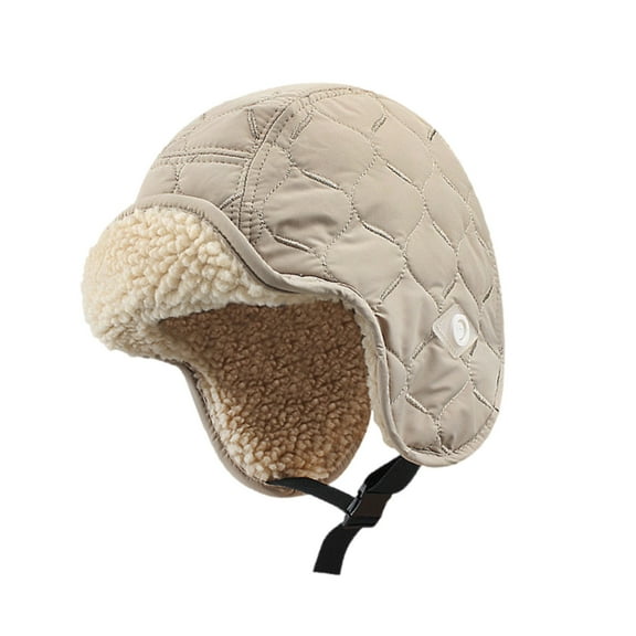 Yokua Thicken Winter Earflap Hat Windproof Hat Adult Skiing Walking Trapper Hat