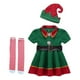 thumbnail image 1 of Traje de ropa de disfraz de Navidad de para el festival de cumpleaños del juego de rol de Mujeres 130cm Salvador Disfraz de duende, 1 of 8