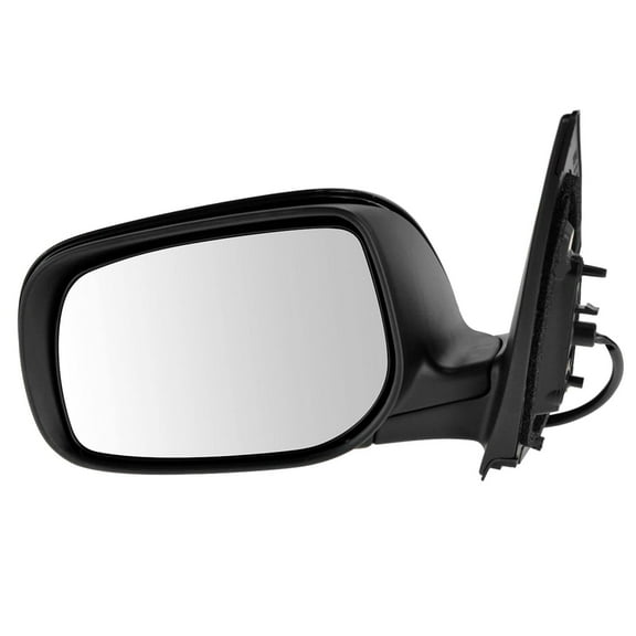 TRQ Mirror Power Gloss Black Driver Side Left LH for 09-13 Toyota Corolla MRA06215