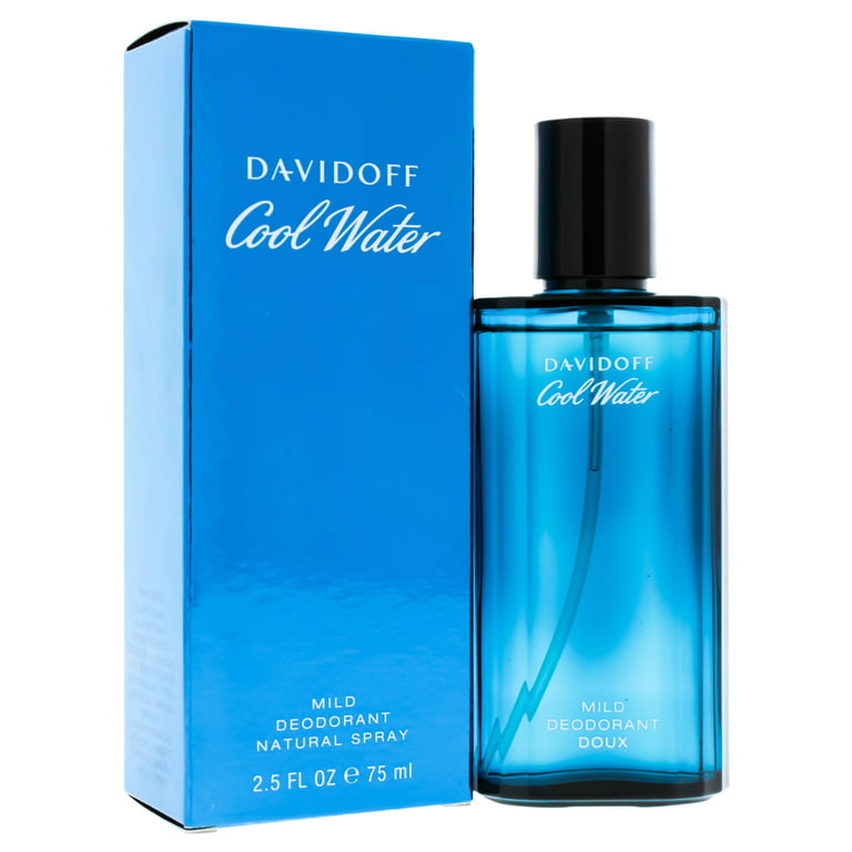 Indtægter problem Karu Davidoff COOL WATER Deodorant Spray (Glass) for Men 2.5 oz - Walmart.com