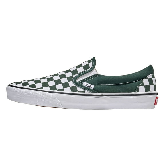 VANS U CLASSIC SLIP-ON UNISEX SNEAKERS - Theory Checkerboard Scarab / Men 10  / Women 11.5 / Medium