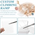 thumbnail image 4 of czcpp-2 Pack Hermit Crab Water Tank, Cage Accessories With Climbing Ramp, Aquarium Salt Water Pool for Small or Medium Habitat Home – Transparent, 4 of 4