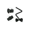 thumbnail image 2 of INSPIRE CHIC Men's Pre-tied Flower Solid Color Bow Ties for Elegant Wedding One Size Black, 2 of 4