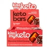 Kiss My Keto Bars Chocolate Salted Caramel, 12 Pack — Low Carb Low Sugar Protein Bars | Keto Snack Bars with MCT Oil, Nutritious Fats & Collagen