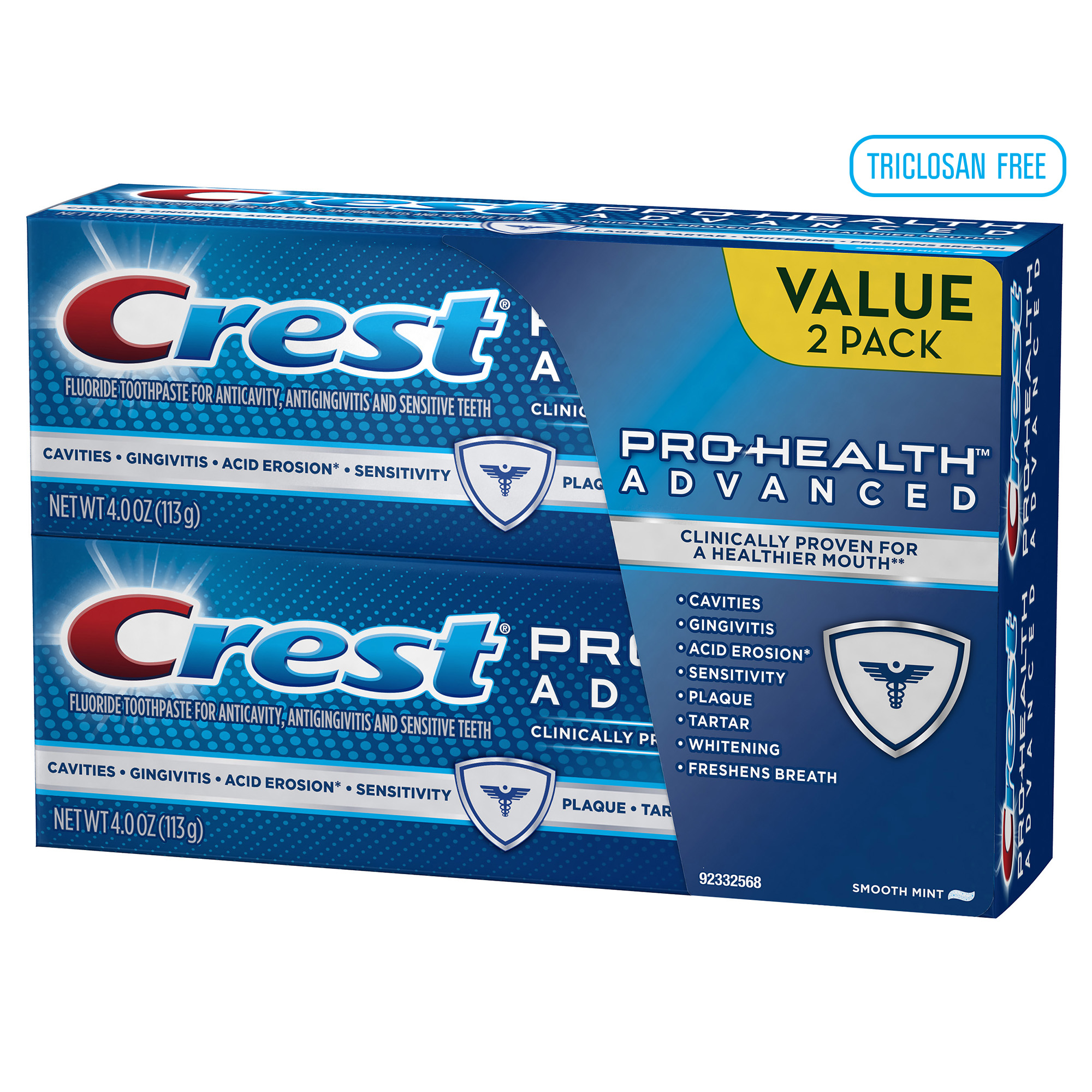 Crest Pro-Health Advanced Soothing Smooth Mint Toothpaste 8.0 oz. 2 Count - image 9 of 9